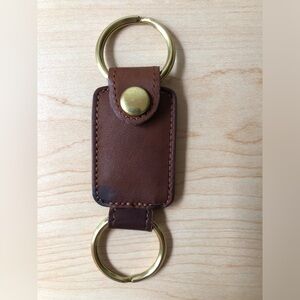 Vintage Coach Valet Leather Key Fob